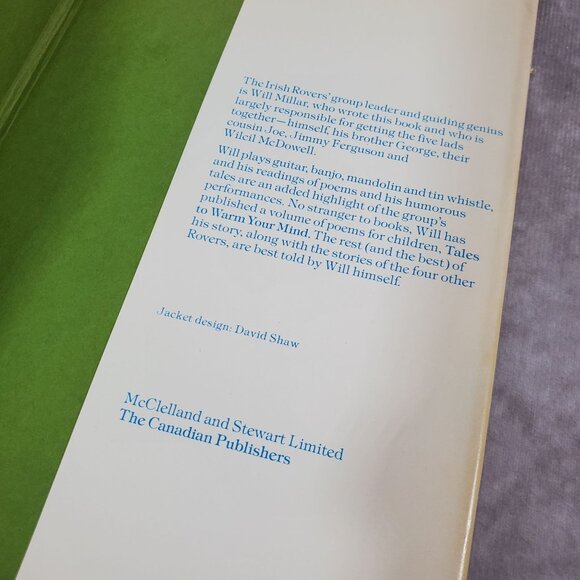 SIGNED Irish Rovers Book Children of the Unicorn 1974 HC DJ Will Millar - Picture 14 of 16